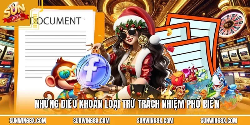 Miễn Trừ Trách Nhiệm 2 Sunwin Những điều khoản loại trừ trách nhiệm phổ biến